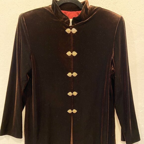Vintage R&M Richards Jacket Velvet - Picture 1 of 10